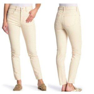 Free People Velveteen High Waist Skinny Pants